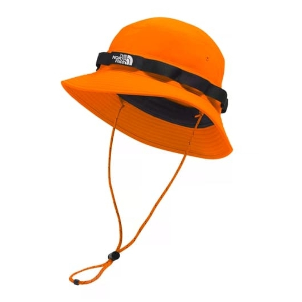The North Face Orange Bucket Hat with Chin Strap